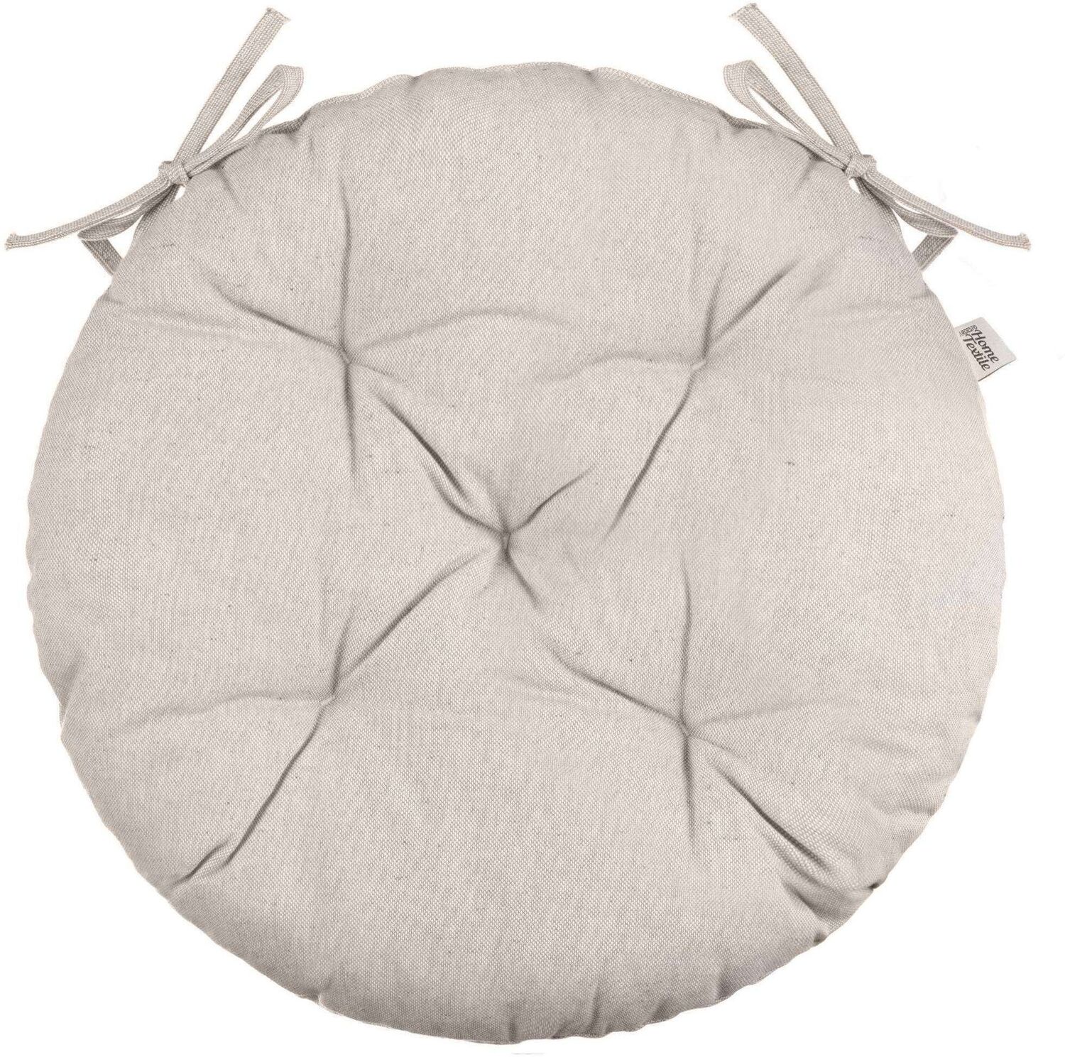 Подушка для стула Ardesto Oliver, беж, D-40см, 100% хлопок (ART03OB) фото 