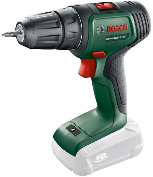 

Шуруповерт-дрель Bosch UniversalDrill 18V, 2x1.5Ач, 40Нм (0.603.9D4.002)