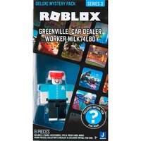 Игровая коллекционная фигурка Roblox Deluxe Mystery Pack Greenville: Car Dealer Worker milk74I8O S3