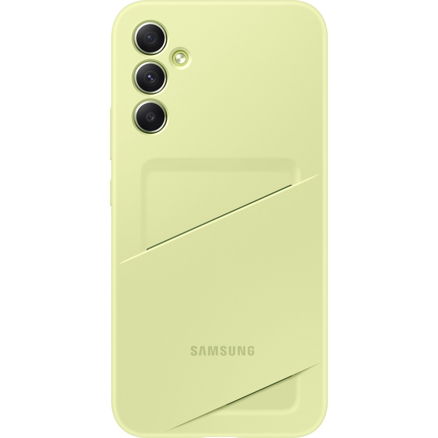 Чехол Samsung Card Slot Case для Galaxy A34 (A346) Lime (EF-OA346TGEGRU) фото 