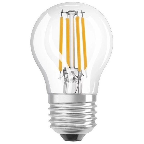 Лампа светодиодная Osram Led P60 5.5W (806Lm) 2700K E27 филамент (4058075434882)