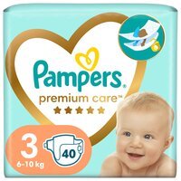 Подгузники Pampers Premium Care Размер 3 (6-10 кг) 40 шт.