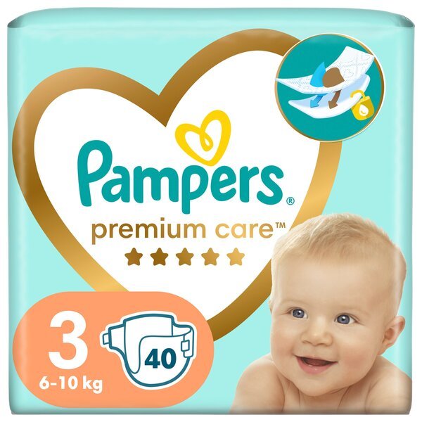 Акція на Подгузники Pampers Premium Care Размер 3 (6-10 кг) 40 шт. від MOYO