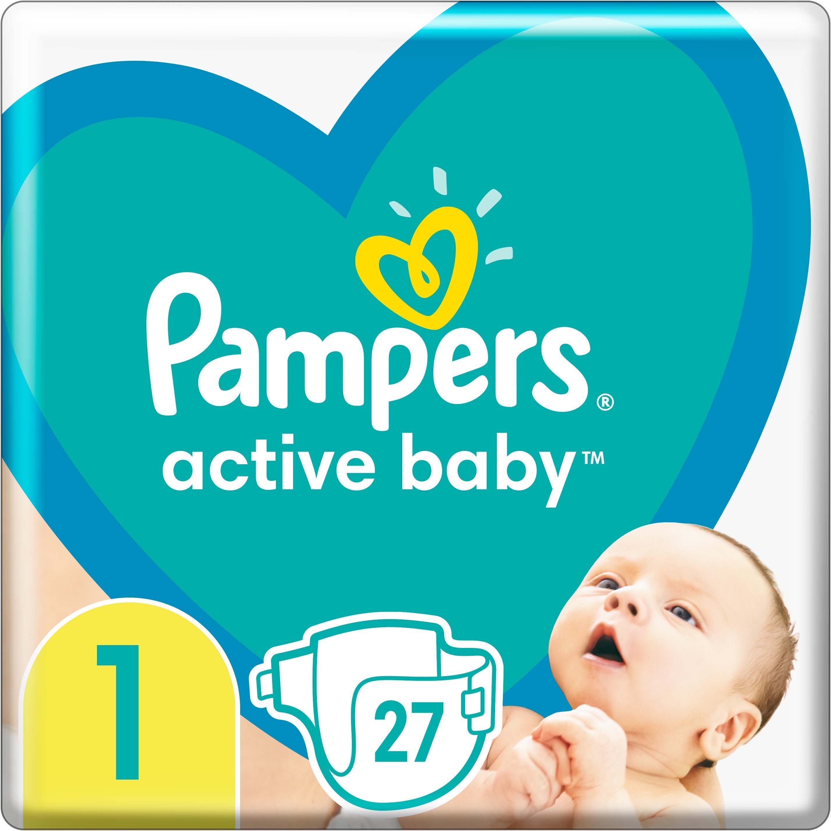 Підгузок Pampers New Baby Newborn Розмір 1 (2-5 кг), 27 шт.фото1
