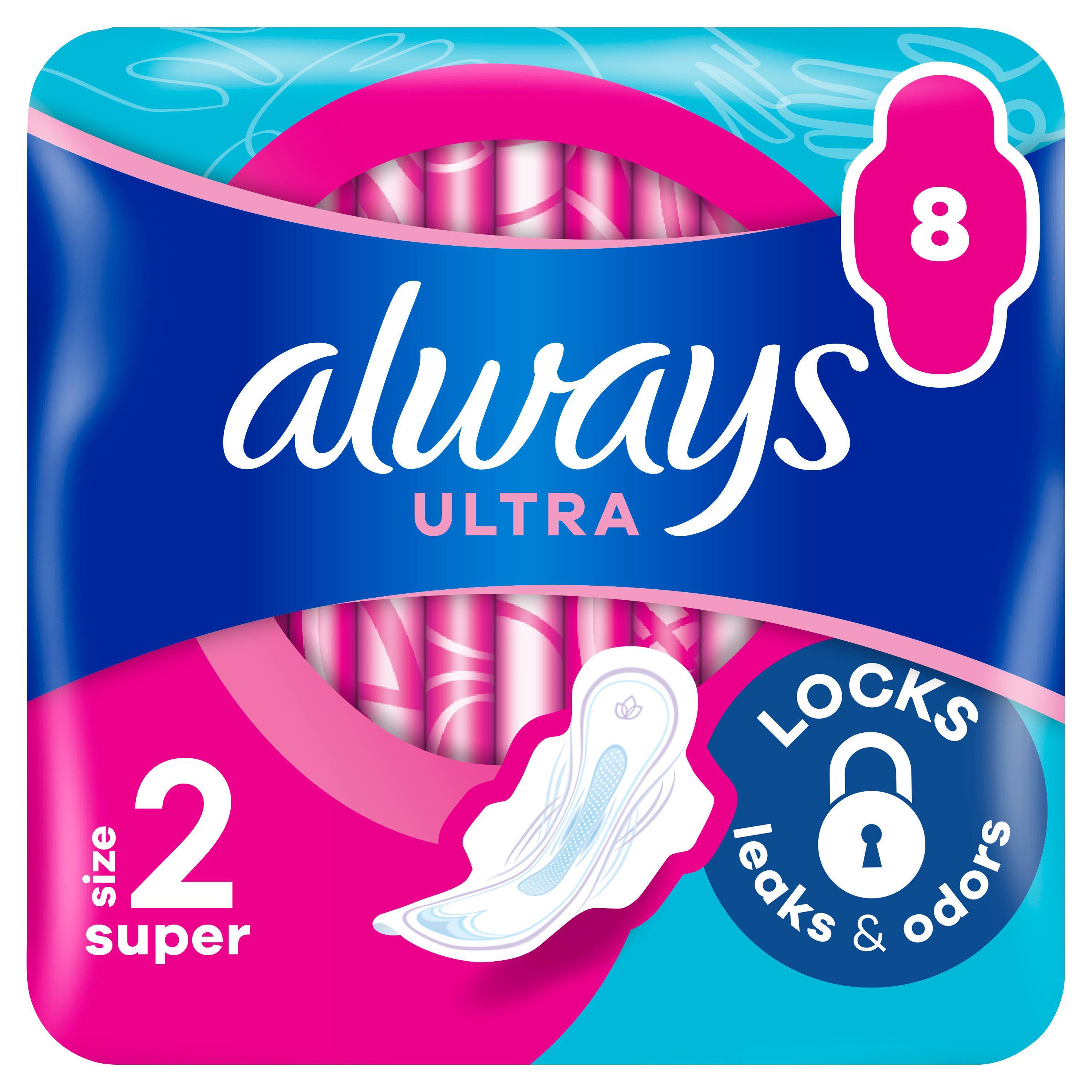 Гігієнічні прокладки Always Ultra Super (Розмір 2) 8 штфото1