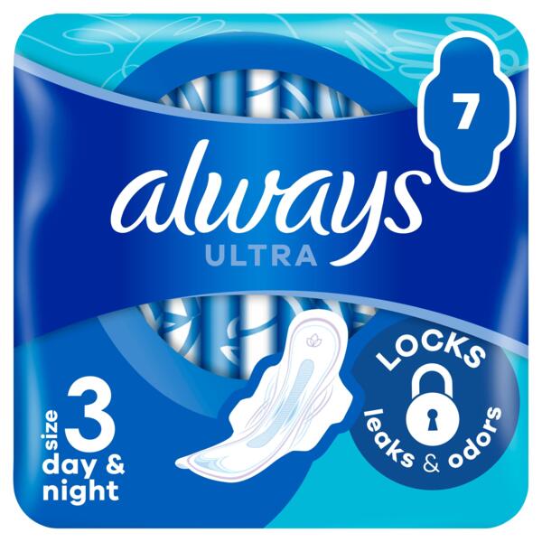 

Гигиенические прокладки Always Ultra Day&Night (Размер 3) 7 шт