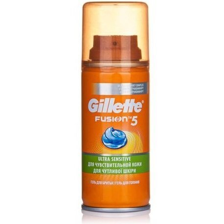 Гель для гоління Gillette Fusion 5 Ultra Sensitive 75млфото