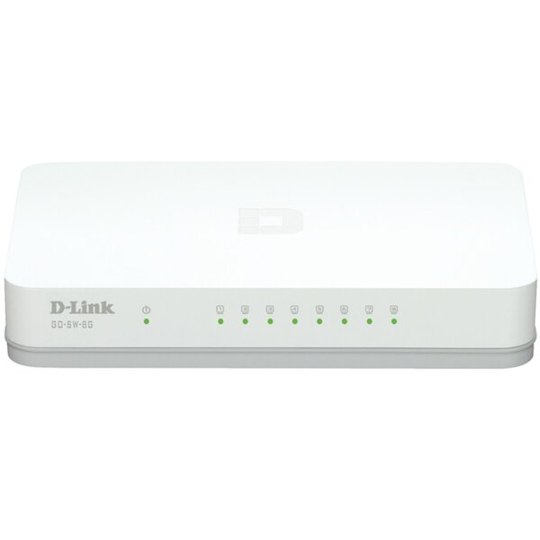 

Коммутатор D-Link GO-SW-8G/E 8xGE, Неуправлямый (GO-SW-8G/E)