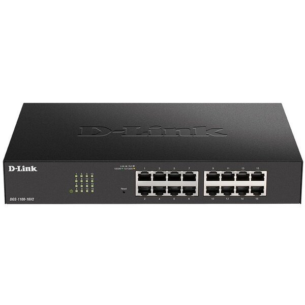 

Коммутатор D-Link DGS-1100-16V2 16xGE, EasySmart (DGS-1100-16V2/E)