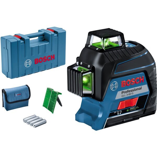 

Нивелир лазерный Bosch GLL 3-80 G в кейсе