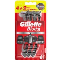 Бритва без змінних картриджів Gillette Blue 3 Nitro 6шт