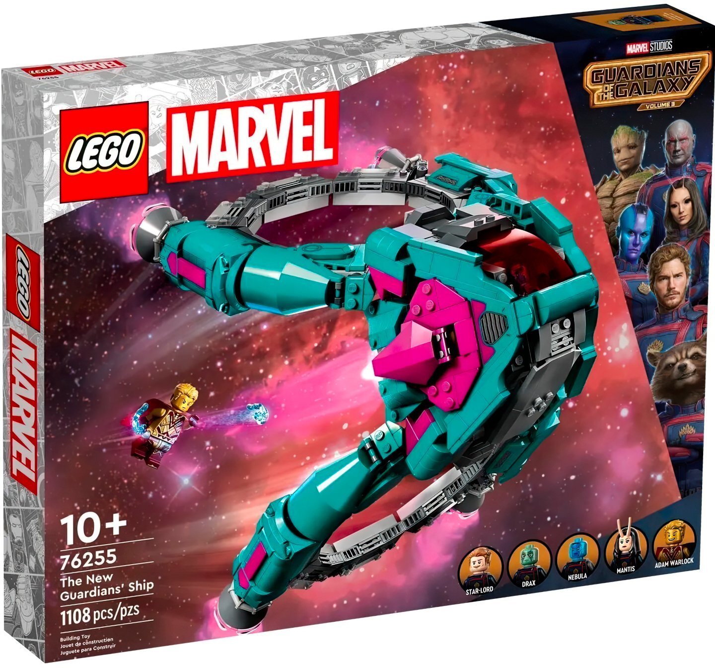 LEGO 76255 Marvel Новый звездолет Часовых Галактики фото 