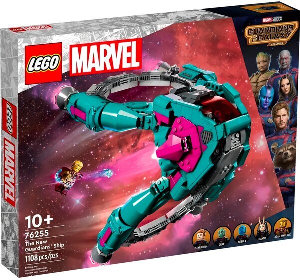 Акція на LEGO 76255 Marvel Новый звездолет Часовых Галактики від MOYO