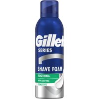 Пена для бритья Gillette Series для чувствительной кожи с алоэ 200мл