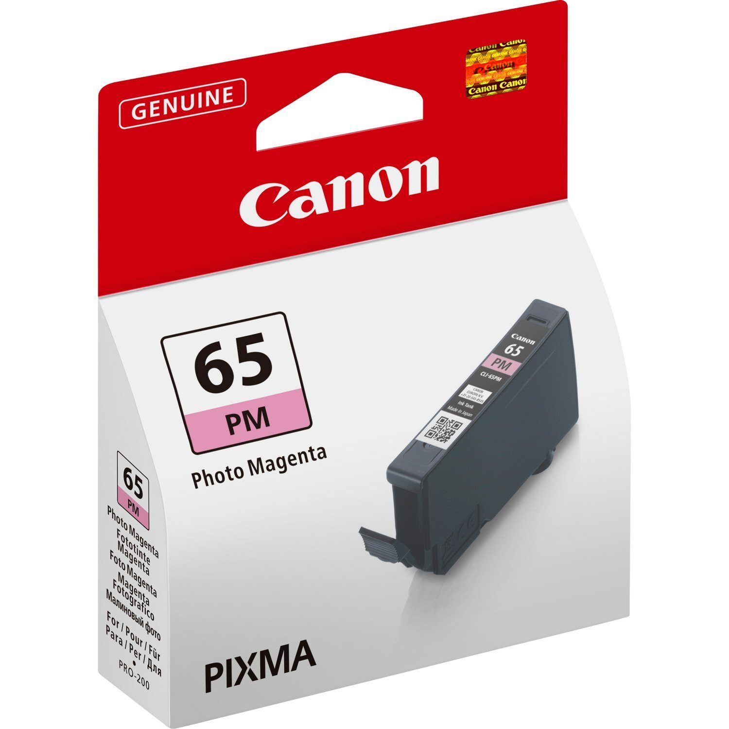Картридж струйный CANON CLI-65 Pro-200 Photo Magenta (4221C001) фото 