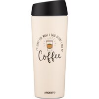 Термочашка Ardesto Coffee Time 450 мл, беж, нержавіюча сталь (AR2645C)