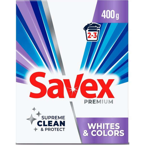 Акція на Стиральный порошок Savex Whites & Colors автомат 400г від MOYO