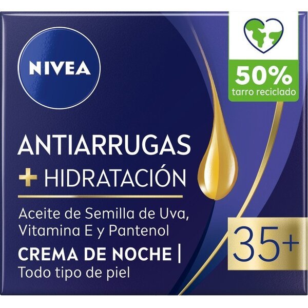

Ночной крем Nivea Энергия Молодости 35+ с маслом винограда и витамином Е 50 мл