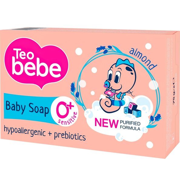 

Мыло детское Teo Bebe Almond Oil&Vitamin E 75г