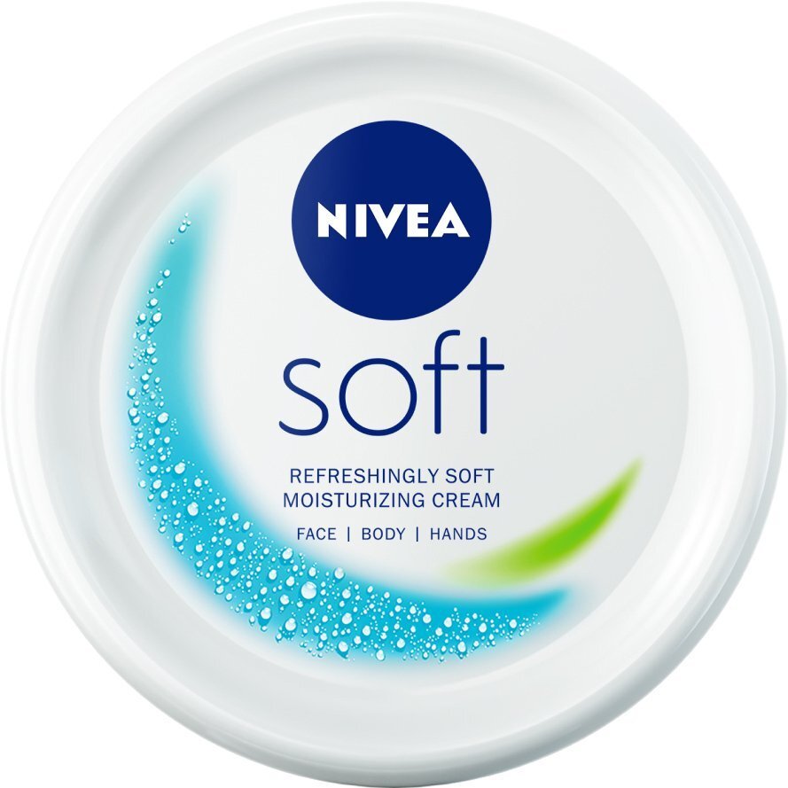 Освіжаючий зволожувальний крем Nivea Soft для обличчя, рук та тіла 100 млфото1