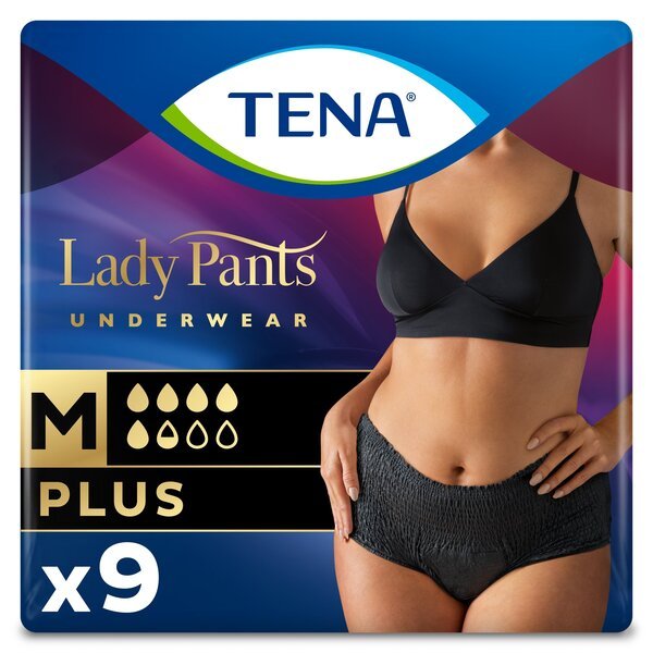 

Урологические трусы для женщин Tena Lady Pants Plus Medium Black 9шт