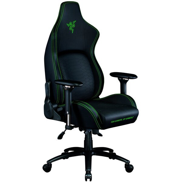 Акція на Кресло игровое Razer Iskur Black/Green від MOYO