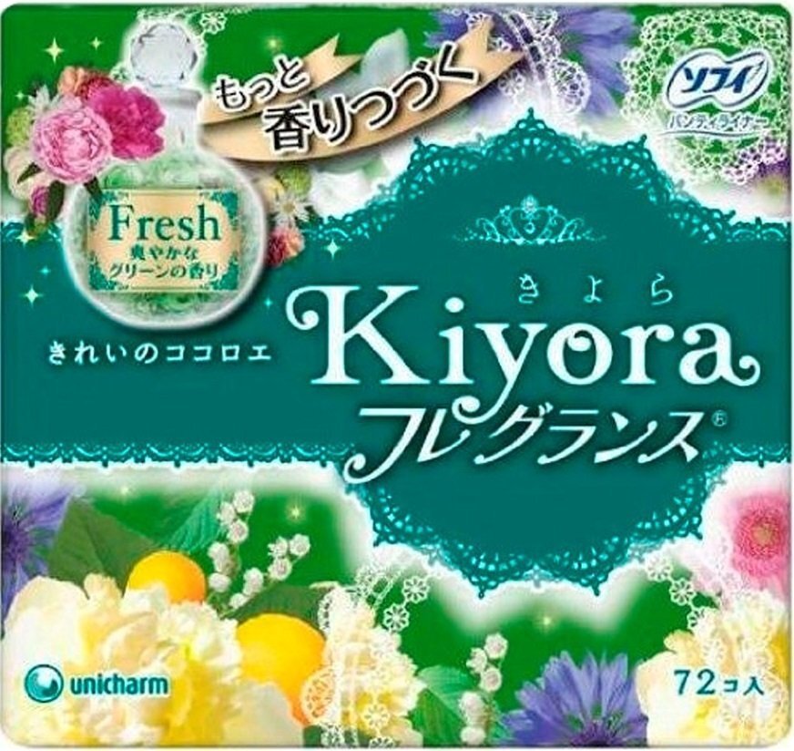 Прокладки ежедневные Kiyora Fresh 72шт фото 1