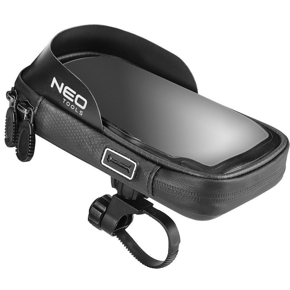 Сумка велосипедна Neo Tools із тримачем для смартфону, водонепроникна (91-001)фото1