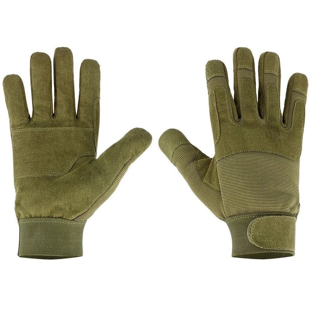 Перчатки тактические Neo Tools, 100% полиэстер и синтетическая кожа, р.9, оливковый (97-608-9) фото 