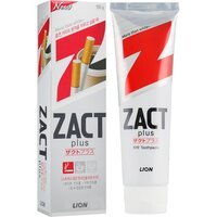 Зубна паста відбілювальна Lion Zact Plus Toothpaste для курців 100г