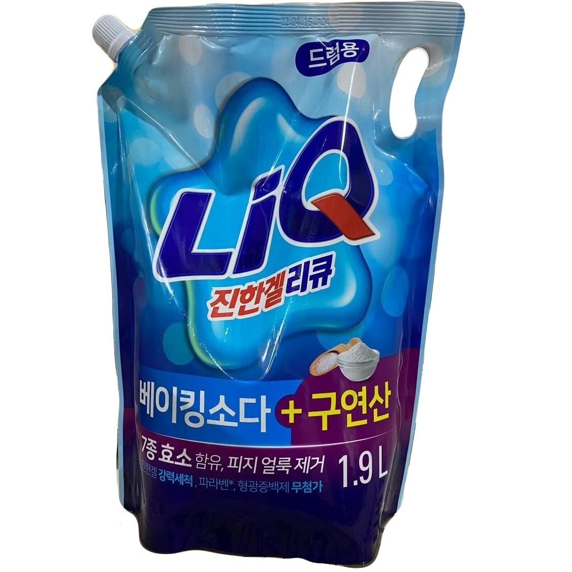 Гель для стирки Aekyung LIQ Concentrated Baking Soda Laundry Detergent с пищевой содой 1,9л фото 1