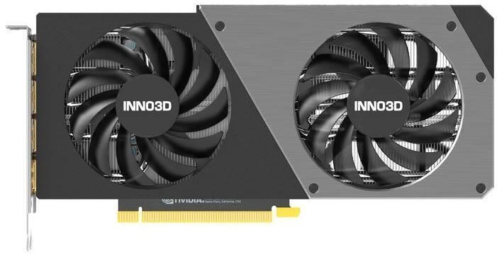 Видеокарта INNO3D GeForce RTX 4070 12Gb GDDR6X Twin X2 (N40702-126X-185252N) фото 1