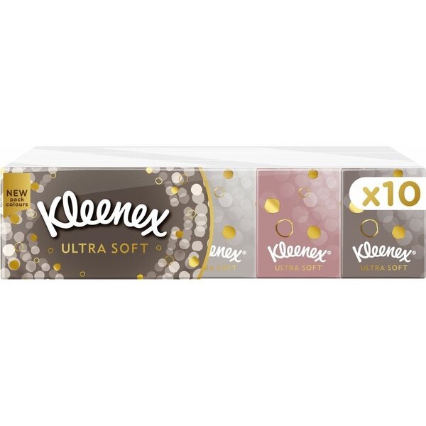 

Платочки носовые Kleenex Ultrasoft мини 10*15шт