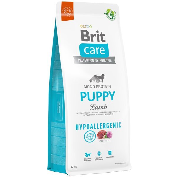 Корм для щенков Brit Care Dog Hypoallergenic Puppy гипоаллергенный с ягненком 12кг