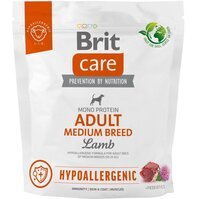 Корм для собак средних пород Brit Care Dog Hypoallergenic Adult Medium Breed гипоаллергенный с ягненком 1кг