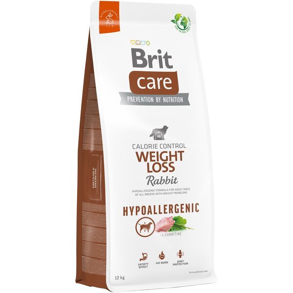 Корм для собак с лишним весом Brit Care Dog Hypoallergenic Weight Loss гипоаллергенный с кроликом 12кг