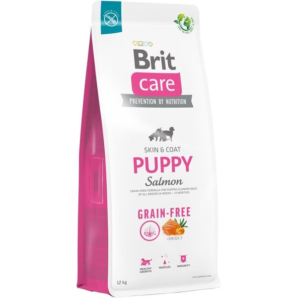 Корм для щенков Brit Care Dog Grain-free Puppy беззерновой с лососем 12кг