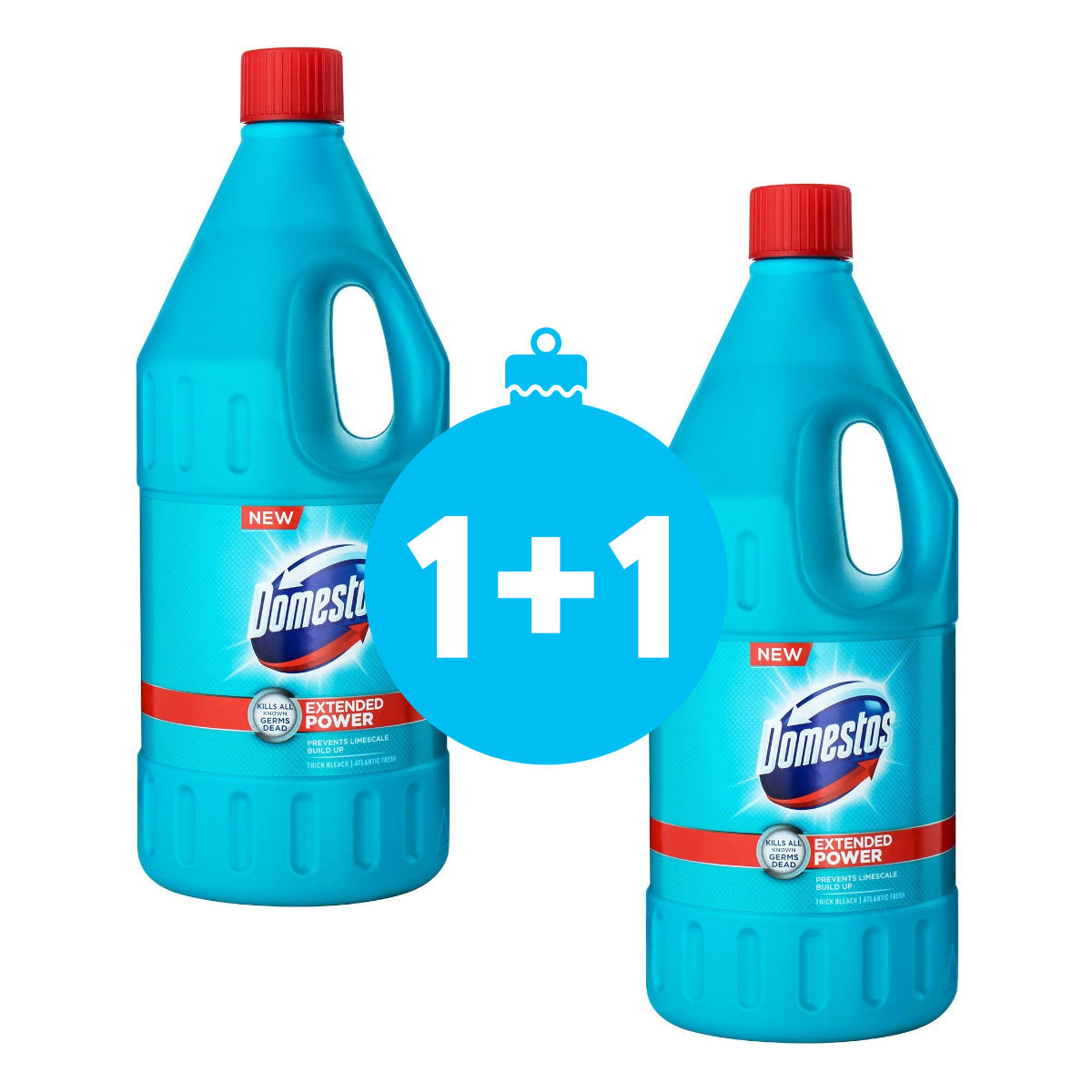 Універсальний засіб Domestos для чищення Свіжість Атлантики 24 години 2 лфото1