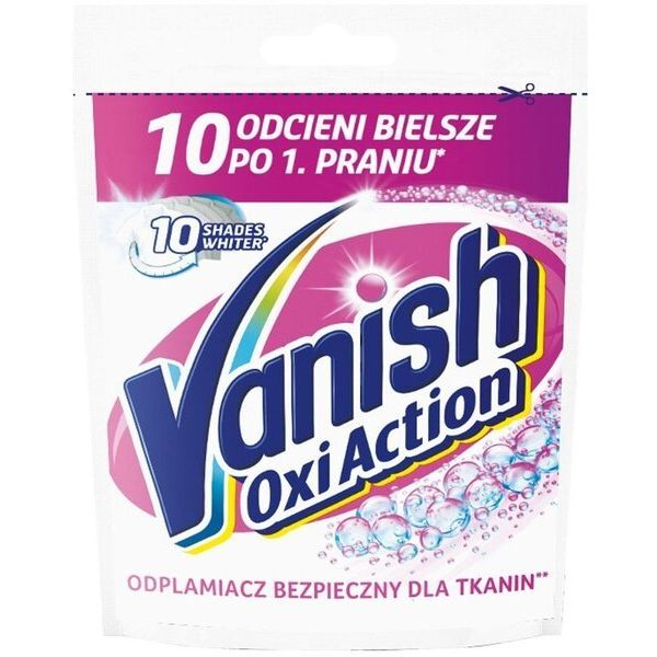 Пятновыводитель Vanish Oxi Action Multifunctional White для тканей сашетка 30г
