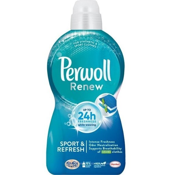 

Гель для деликатной стирки Perwoll Renew уход и освежающий эффект 1980мл