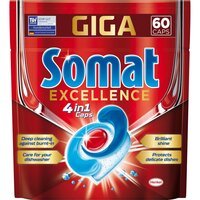 Капсулы для посудомоечной машины Somat Exellence 60шт
