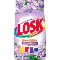 Порошок для стирки Losk Ароматерапия Эфирные масла и аромат цветка жасмин 2,25кг