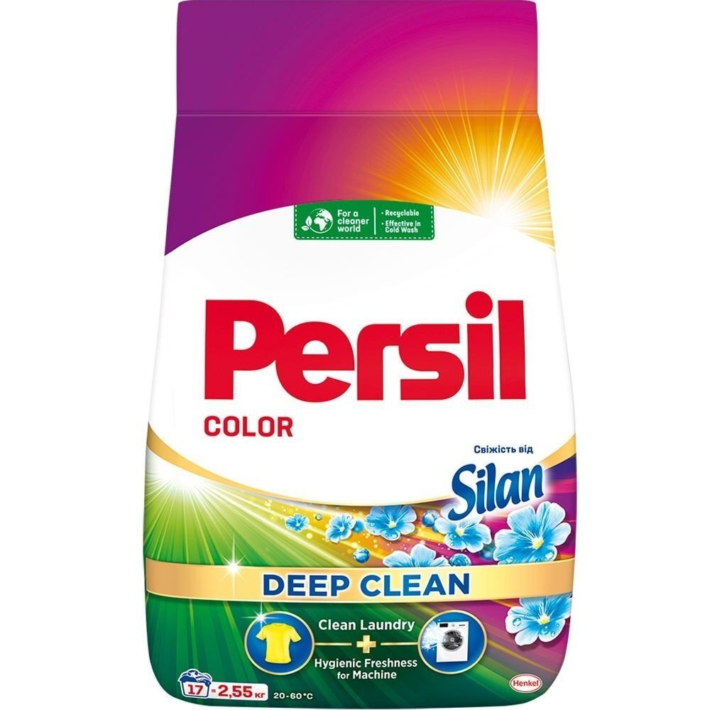 Порошок для стирки Persil Color Свежесть от Silan автомат 2,55кг фото 