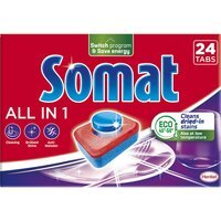 Таблетки для посудомийної машини Somat All in one 24шт