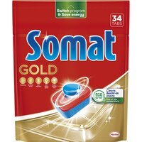 Таблетки для посудомийної машини Somat Gold 34шт