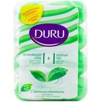 Мыло туалетное Duru 1+1 С экстрактом зеленого чая и увлажняющим кремом 4*80г