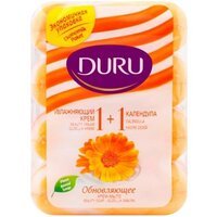Мыло туалетное Duru 1+1 С экстрактом календулы и увлажняющим кремом 4*80г