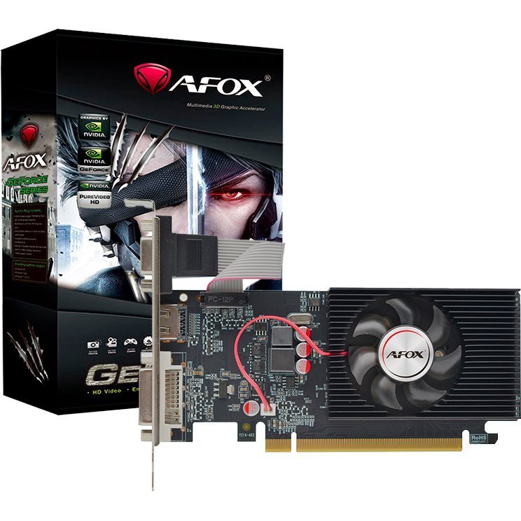 Видеокарта AFOX GeForce GT 220 1GB GDDR3 (AF220-1024D3L2) фото 