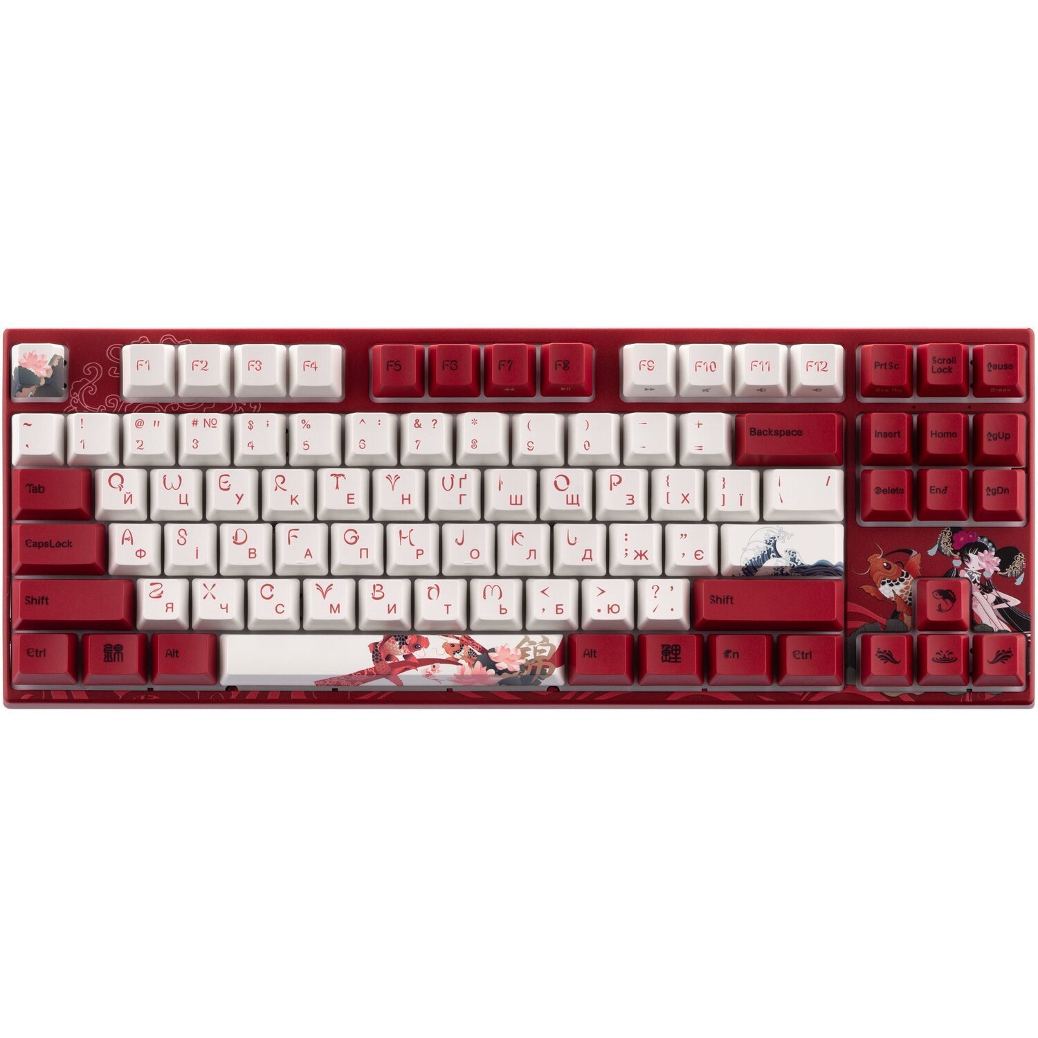 Ігрова клавіатура Varmilo VEM87 KO EC V2 Rose UA (A33A039B0A3A17A034)фото