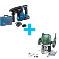 Аккумуляторный перфоратор Bosch GBH 187-LI Professional с 2 акб GBA 18V 5.0Ah (0.611.923.021)